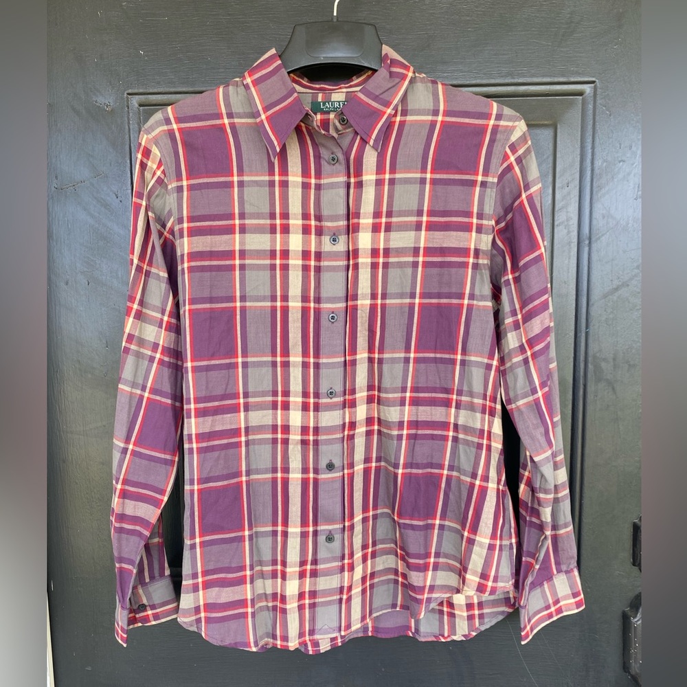 Lauren Ralph Lauren Button Front Blouse